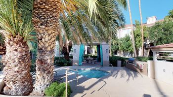 Pool-Side Loungers & Cabana